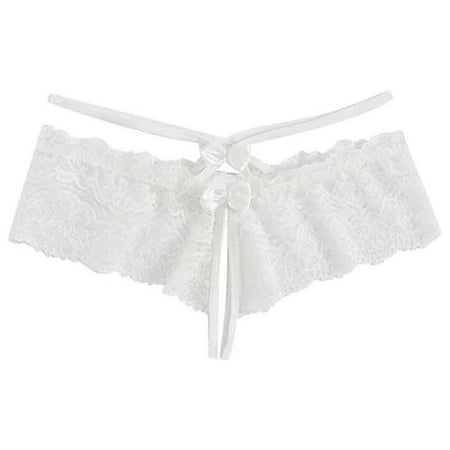 Matoen Sexy Underwear for Women Lace Open Bikini Panties Cheeky Hipster Stretch Cute Panty for Ladies
