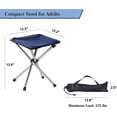thumbnail image 3 of SHAR Camping Stool, Small Folding Chair, 13.8" Lightweight Folding Stool, Compact Backpack Stool with Carry Bag, 3 of 5