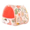 thumbnail image 2 of Small Guinea Pig Bed, Guinea Pig Hideout Hamster Bed Rabbit House, Washable Warm Sleeping House for Small Pet, Ferret, Chinchilla, Bunnies| Winter & All Seasons, 2 of 6
