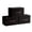 Black-XLarge - 3 Pack, variant on 3 Pack Collapsible Storage Bins With Lid Foldable Linen Fabric Shelf Basket Closet Organizer And Large Box For Clothes Leather Handles 16.5 X 11.8 7.5 Black