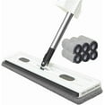 thumbnail image 1 of Saker Sakerplus Large Flat Mop - 360° Rotatable Head & Adjustable Stainless Steel Handle for Hardwood, Tile, Windows - Heavy Duty Floor Cleaning Tool, 1 of 9