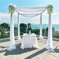 thumbnail image 3 of Wedding Arch Decorations Chiffon Arch Draping for Party Arch Ceremony Stage Reception Ceiling Backdrop, 3 of 10