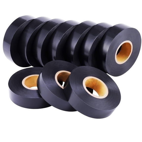 Vruelia 10-Roll Electrical Tape Set – Heavy-Duty Multi-Color PVC Insulation for Automotive, Household, DIY, Wiring, Repairs & Electrical Projects