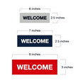 thumbnail image 2 of Basic Welcome Sign (White) - Large, 2 of 5