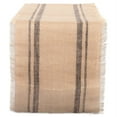 thumbnail image 1 of Camino de mesa de arpillera de doble borde mineral DII Design Imports CAMZ38408, 1 of 2