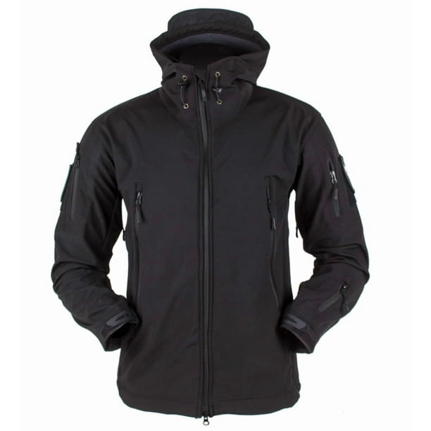 Chaqueta táctica impermeable de caparazón blando para hombre, cortavientos militar para exteriores y senderismo.