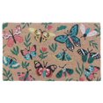 thumbnail image 1 of Cop De Porte Mat De Porte Jardin Papillons 18 X 30, 1 of 3