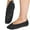 Black, variant on Nufoot Womens Ballet Flat with Non-Slip Soles - Navy - XL