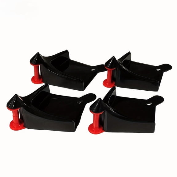 4 Pcs Car Hose Guide, Tire Hose Roller for Car Washing, Detailing Tire Hose Guide Preventing Pressure Washer Hose Stuck Under The Wheels, Plastic Wash Tool to Avoid Snagging