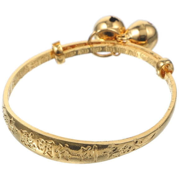 Clispeed infant bell bangles Bracelet Copper 1Pack