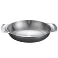 thumbnail image 1 of Stainless Steel Pot Double Handle Pan Multi-function Paella Pan Korean Style Pot Kitchen Cooking Pan, 1 of 7