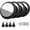 4-Pack-Black, variant on Air Tracker Tag Works with Apple Find My (iOS Only) Bluetooth Smart Item Locator Key Finder for Keys, Luggage, Wallet, Pet, Dog, Cat (White, 2-Pack)