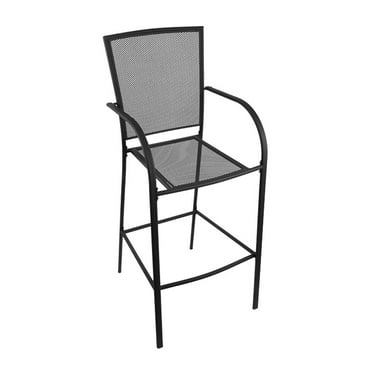 Outdoor 470 Willow 30" Bar Stool with Black Wrinkle Finish