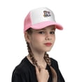 thumbnail image 4 of PAYOHTO Kids Cool Tiger Graffiti Baseball Hat Back Adjustable Mesh Breathable Hats Pink Trucker Cap Outdoor Fishing Sun Caps for Boys or Girls ages 4-10, 4 of 9