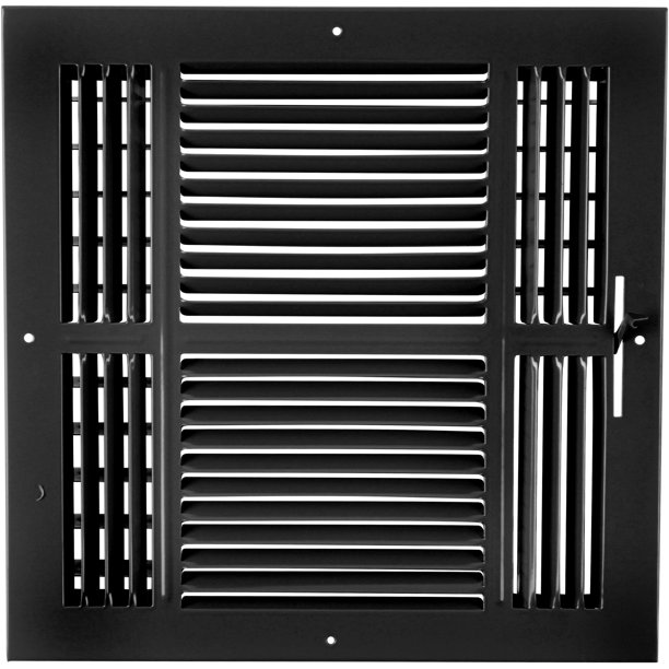 12" X 12" 4Way AIR SUPPLY GRILLE DUCT COVER & DIFFUSER Flat