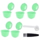 thumbnail image 5 of JUEGO DE TAZAS CAPSULAS DE CAFÉ REUTILIBLES DE ACERO PARA INOXIDABLE PARA, COLOR Verde, 5 of 7