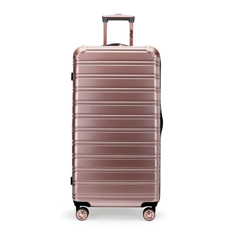 iFLY Hardside Fibertech Carry Suitcase, Large Checked Luggage, 80