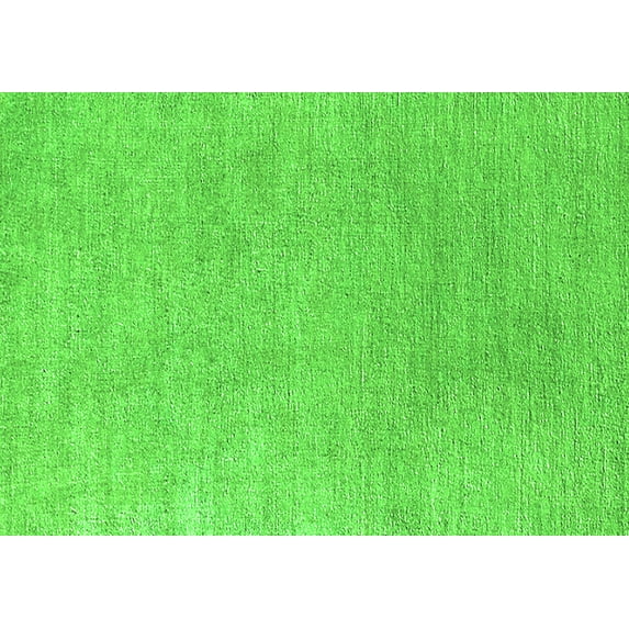 Ahgly Company Indoor Rectangle Oriental Green Industrial Area Rugs, 5' x 7'
