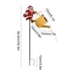 thumbnail image 3 of Adornos navideños, regalos navideños, luces solares de suelo de Papá Noel para Navidad, decoración de patio y jardín de resina, lámpara de césped ambiental, lámpara solar de plástico., 3 of 6