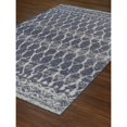 thumbnail image 3 of Addison Reston Boho Trellis Shag Blue Area Rug, 3 of 4