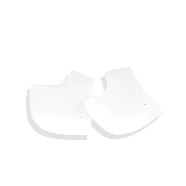 Qarigey 1 par de refuerzos para el talón antideslizantes, protectores Unisex reutilizables, plantillas de Gel de envoltura suave, plantillas para Accesorios de calzado Blanco Qarigey JJ6898-03B