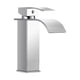 thumbnail image 1 of Billuyoard Grifo del fregadero de la cascada del lavabo fácil de limpiar e instalar grifo del fregadero del lavabo de la cascada impermeable Accesorios de baño estilo corto plateado, 1 of 6