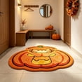 thumbnail image 4 of Fall Doormat Pumpkin Maple Leaves Strip Mat 19.69x23.62in Polyester Soft & Skidproof for Bathroom Kitchen Porch Entryway Thanksgiving Fall Doormat by MPOISVA, 4 of 6