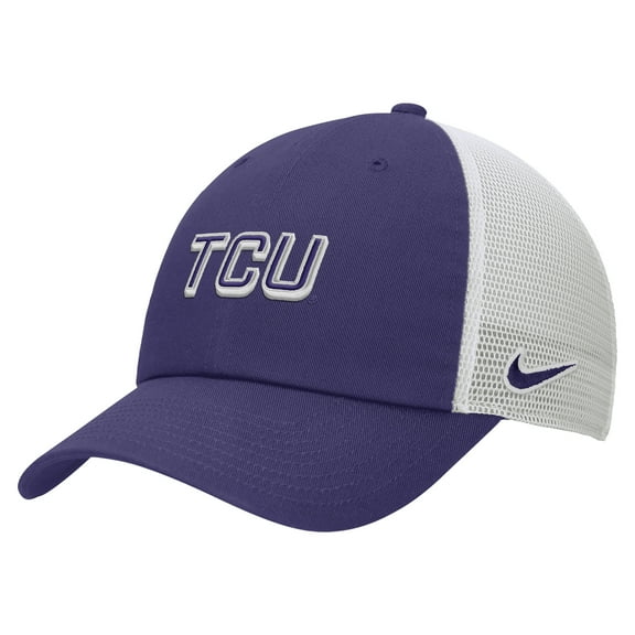 Men's Nike Purple TCU Horned Frogs On-Field Club Adjustable Trucker Hat