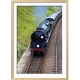 thumbnail image 2 of Steam Train on Bluebell Railway, Horsted Keynes, West Sussex, England, United Kingdom, Europe, Transportation Framed Art Print Wall Art by Neil Farrin Sold by Art.Com, 2 of 6