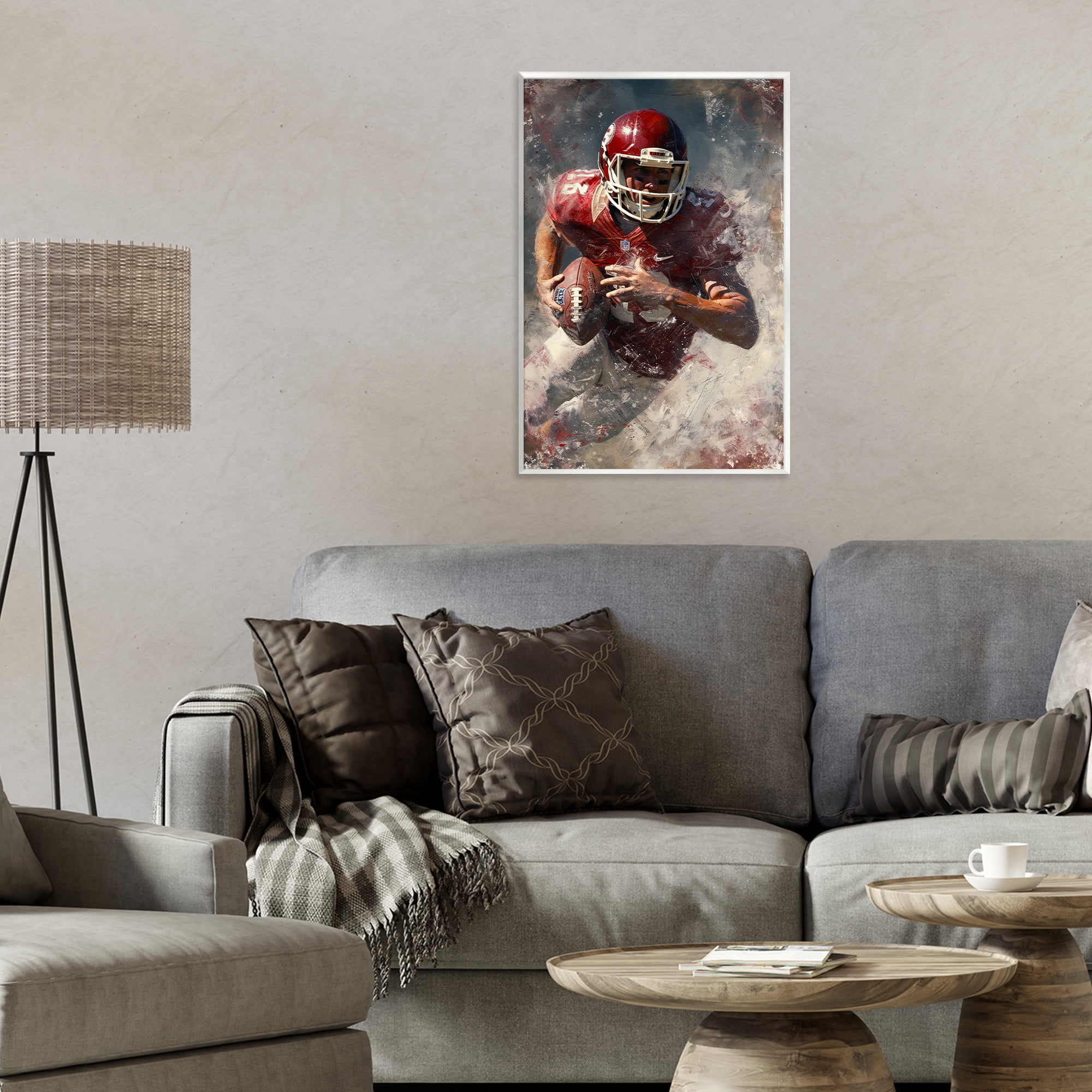 Stupell Industries Eye On The End Zone Wall Plaque Art, design by Ray Powers