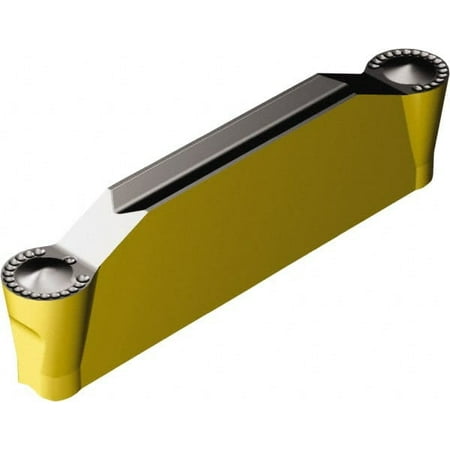 

Sandvik Coromant H2N123x2 RM 4mm Cutting Width Carbide Grooving Insert 23.1mm Max Depth of Cut Neutral 2mm Corner Radius TiCN/Al2O3/TiN Finish