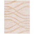 thumbnail image 2 of Safavieh Adirondack Collection ADR125W Modern Wave Distressed Non-Shedding Stain Resistant Living Room Bedroom Area Rug, 9' x 12', Cream / Champagne, 2 of 3
