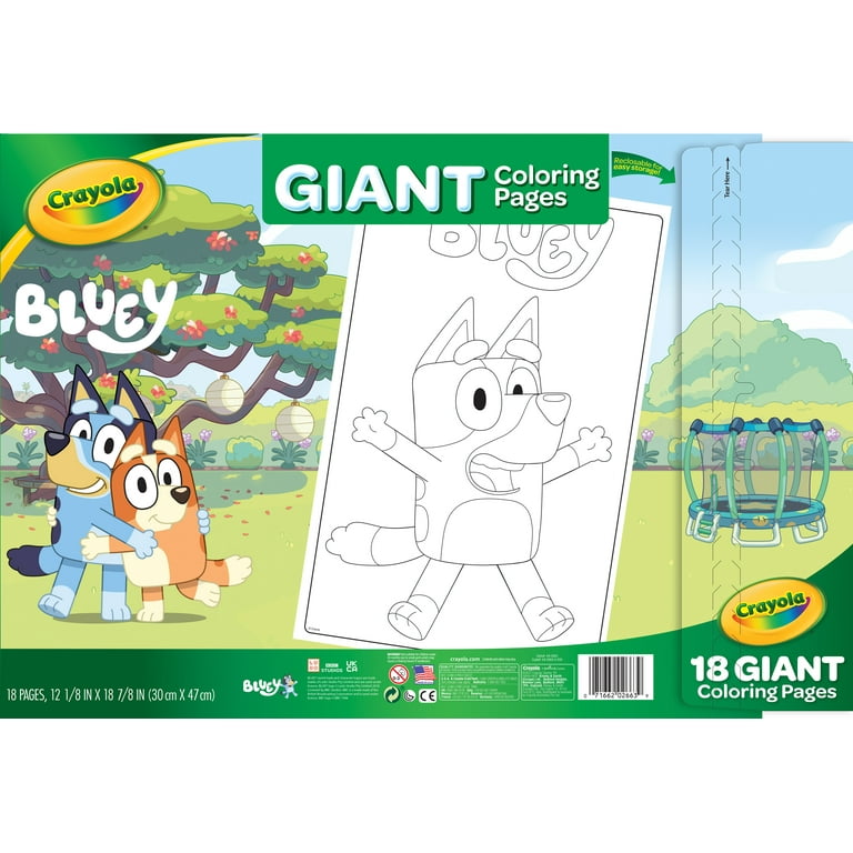 Crayola Bluey Giant Coloring Pages