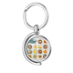 thumbnail image 1 of Hong Kong Foodie China Rotating keychain Metal Keyring Holder, 1 of 2