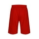 thumbnail image 5 of Pantalones cortos de playa a rayas con múltiples bolsillos para hombre - Mezcla de algodón y poliéster, cintura con cordón, bañador informal de verano, 5 of 8