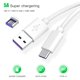 thumbnail image 5 of Seitruly Cable de carga USB C de repuesto para tipo C línea de datos móviles Línea alámbrica de carga rápida 5A USB C Cable Accesorios Teléfono y Comunicación Blanco 1.5 m, 5 of 6