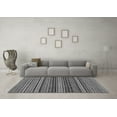 thumbnail image 3 of Ahgly Company Indoor Round Oriental Gray Modern Area Rugs, 5' Round, 3 of 4