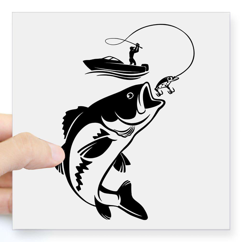 Sticker decal stickers catfish fishing fish fisherman colors to choose 