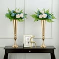 thumbnail image 4 of NUPTIO Tall Gold Vase for Wedding Table Centerpiece: 2 Pcs 22"  Flower Trumpet Vases Metal Stand for Golden Weddings Table Centerpieces Birthday Event Decorations, 4 of 11