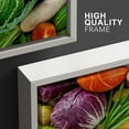 thumbnail image 4 of wall26 - 3 Piece Framed Canvas Wall Art - Assortment of Fresh Fruits and Vegetables - Modern Home Art Stretched and Framed Ready to Hang - 16"x24"x3 WHITE, 4 of 5