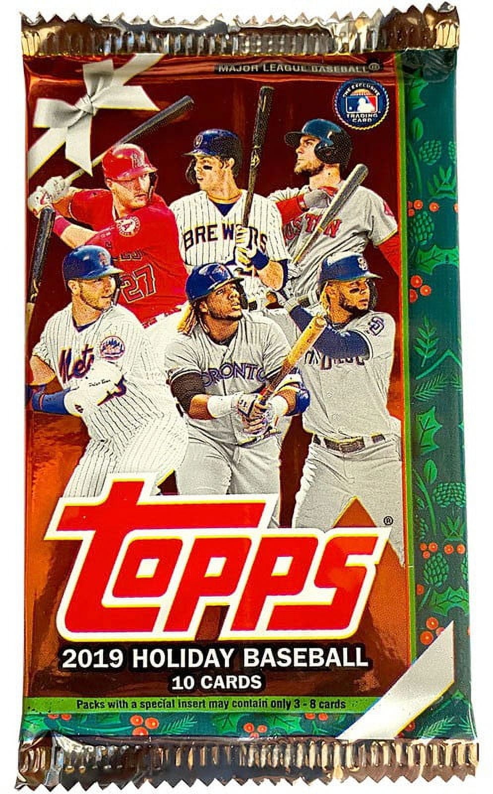 Collectible 2020 Topps Holiday MLB Baseball Trading Cards
