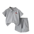 thumbnail image 1 of Odeerbi 1-7 Años Niño Niña Conjunto de Verano Camisa de Manga Corta de Algodón Pantalón Corto Conjunto de Dos Piezas Camisa Oso, 1 of 4