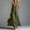 Z02#Army Green, variant on Fesfesfes Spring Dresses for Women Boho Dress Ruffle Hem Bodycon Dress Casual Beach Dress Summer Linen Loose Pocket Quarter Sleeve Long Dress