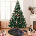 thumbnail image 7 of Yiaed Twilight Canal Reflection Print Christmas Tree Skirt , Tree SkirtsTree Mat for Christmas Winter Holiday Indoor Decorations-48", 7 of 7