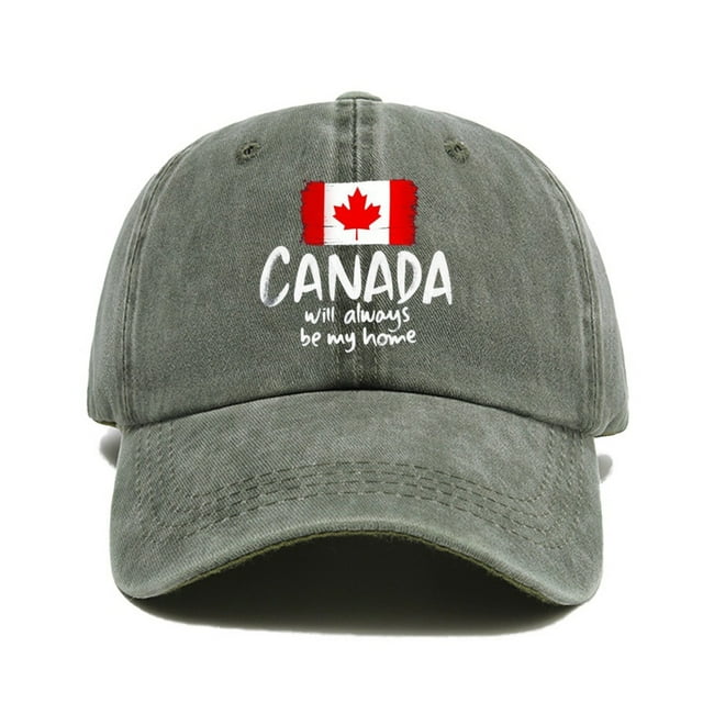 Casquette de Baseball Imprimé Érable Canada Casquette de Baseball pour Enfants Ajustable Parc Chapeaux Garçon Tout-Petit