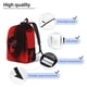 thumbnail image 3 of Disketp Minimalist Skull Red Mochila de Lona Estampada, Mochila Escolar de Viaje Ligera para Estudiantes y Portátil-Medium, 3 of 5