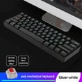 thumbnail image 1 of EGNMCR Keyboard Gaming Keyboard 2.4G Gaming Mechanical 61Keys Backlit Ergonomic Wireless keyboard Single Light 1 Keyboard, 1 of 3