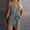 Gray, variant on LEBONYARD Women's Hike Shorts,Womens Casual V Neck Bow Pocket Sleeveless Shorts Wide Shorts Jumpsuits Rompers