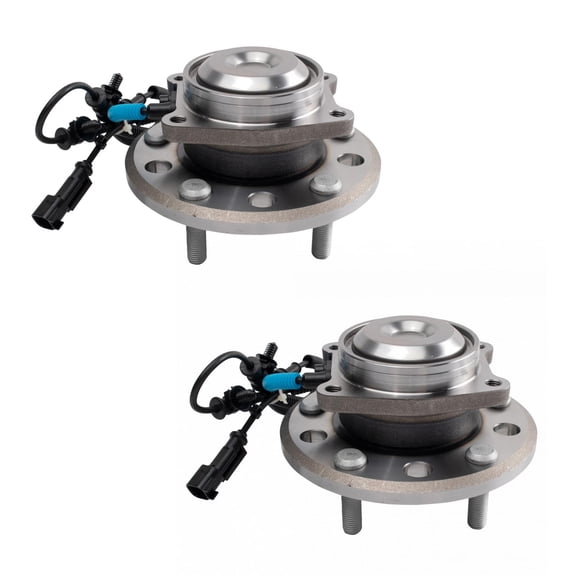 TRQ 2pc Rear Wheel Bearing & Hub Assembly Pair for Chrysler Pacifica BHA30366
