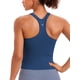 thumbnail image 1 of Top Deportivo CRZ YOGA Sin Costuras con Sostén Acolchado Azul Marino M, 1 of 5